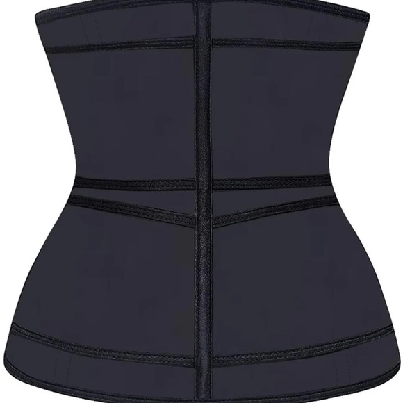 YIANNA Women Latex Jsculpt Waist Trainer Zipper & Two Straps size XXL - Picture 2 of 7